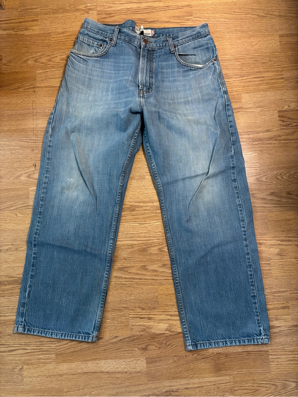 Levi's Men’s Loose Straight Fit 569 Faded Blue Jeans Medium Wash